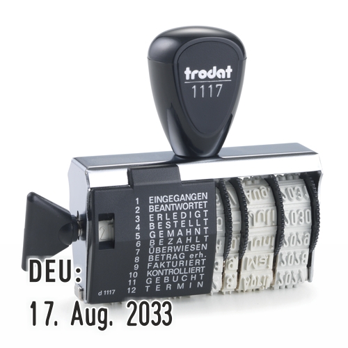 Trodat Classic 1117 Deutsch