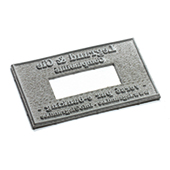 Plaque texte Professional 55510/PL